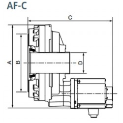 1 AF serisi Servomotor Redüksiyon dişlisi
